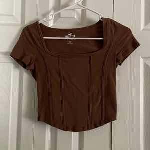 Hollister Square neck Baby Tee